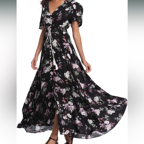 Flowy maxi dress - Picture 4 of 10